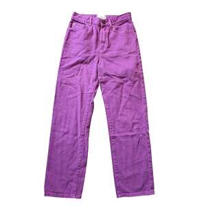 BDG Urban Outfitters Jeans Womens 27 Purple High Rise Cowboy Straight Leg Denim